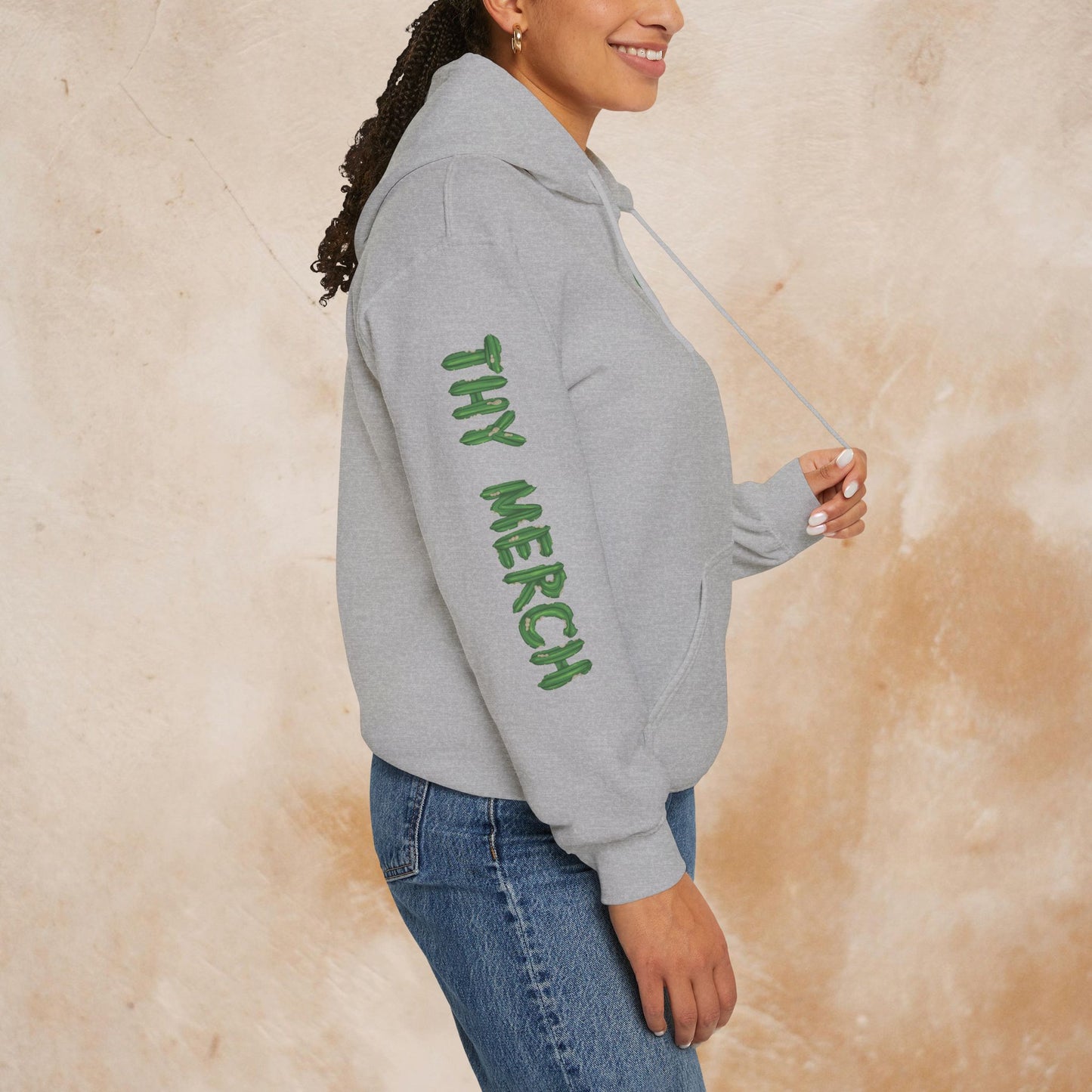 "Thy Merch" Cozy Sweatshirt for Casual Wear