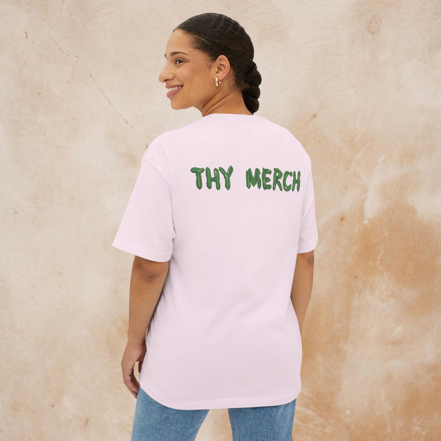 "Thy Merch" Streetwear Oversized T-shirt for Everyday Comfort