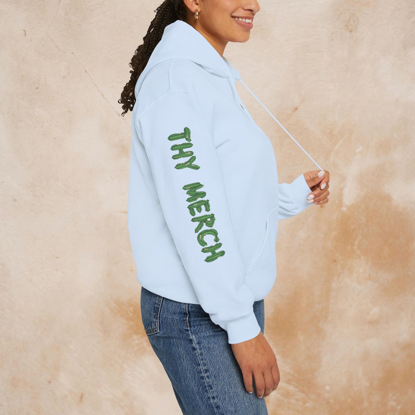 "Thy Merch" Cozy Sweatshirt for Casual Wear