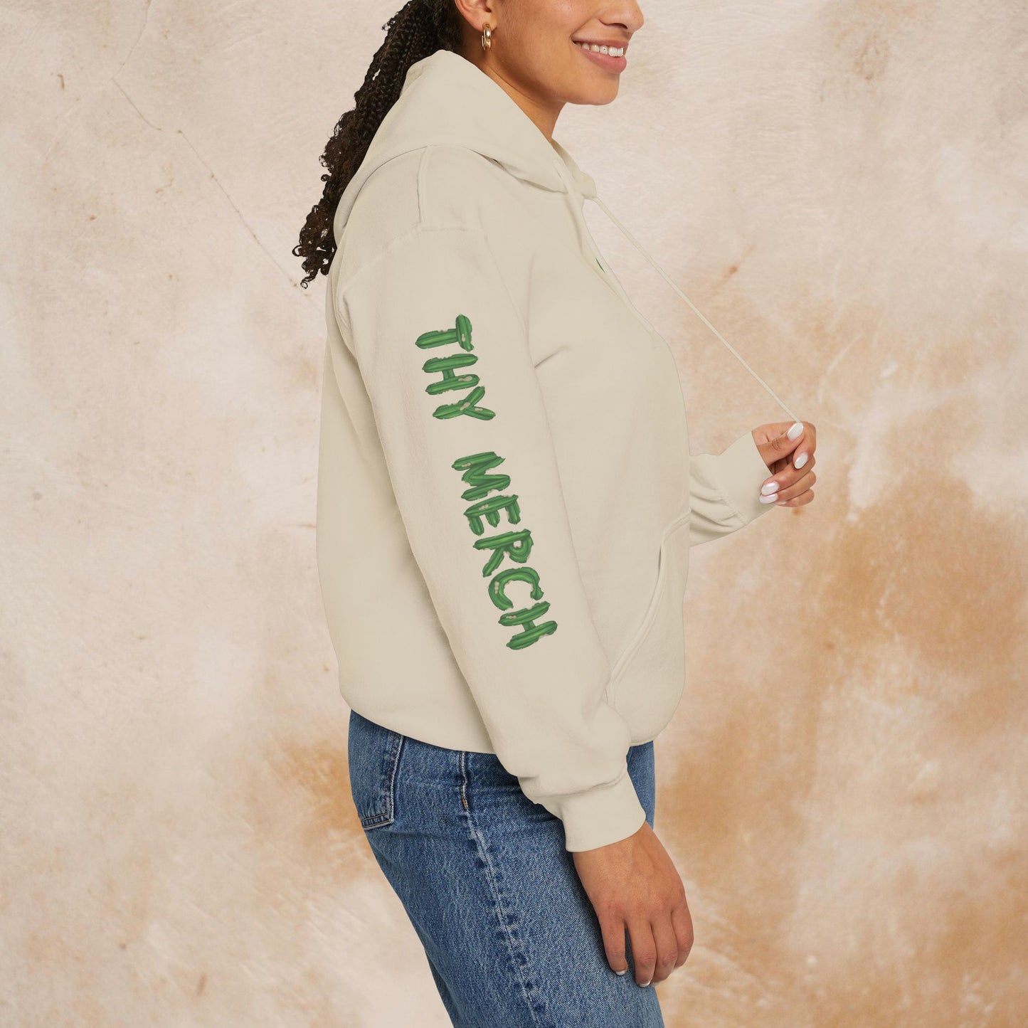 "Thy Merch" Cozy Sweatshirt for Casual Wear