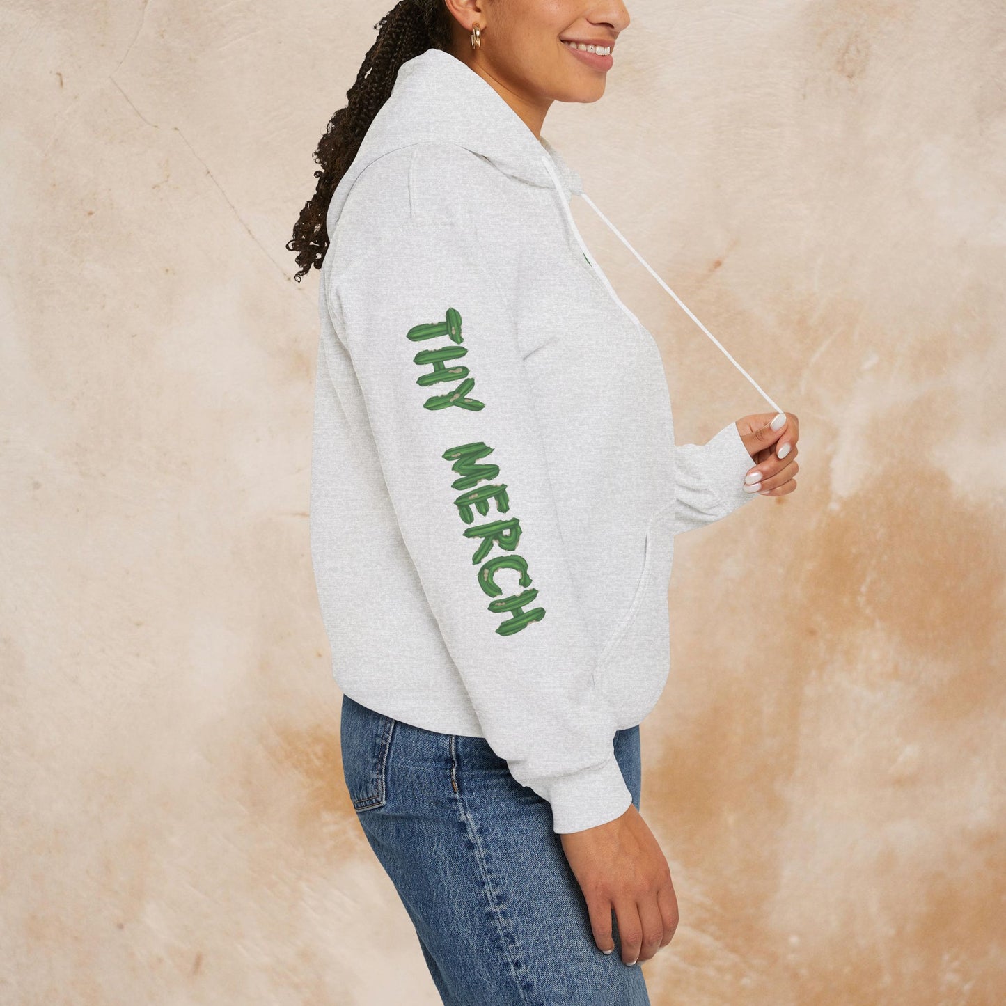 "Thy Merch" Cozy Sweatshirt for Casual Wear