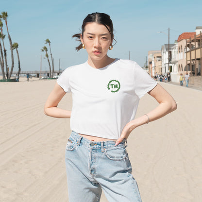 Women's Flowy Cropped Tee
