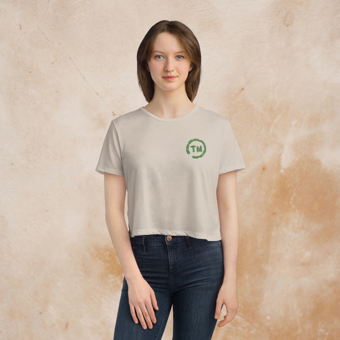Women's Flowy Cropped Tee
