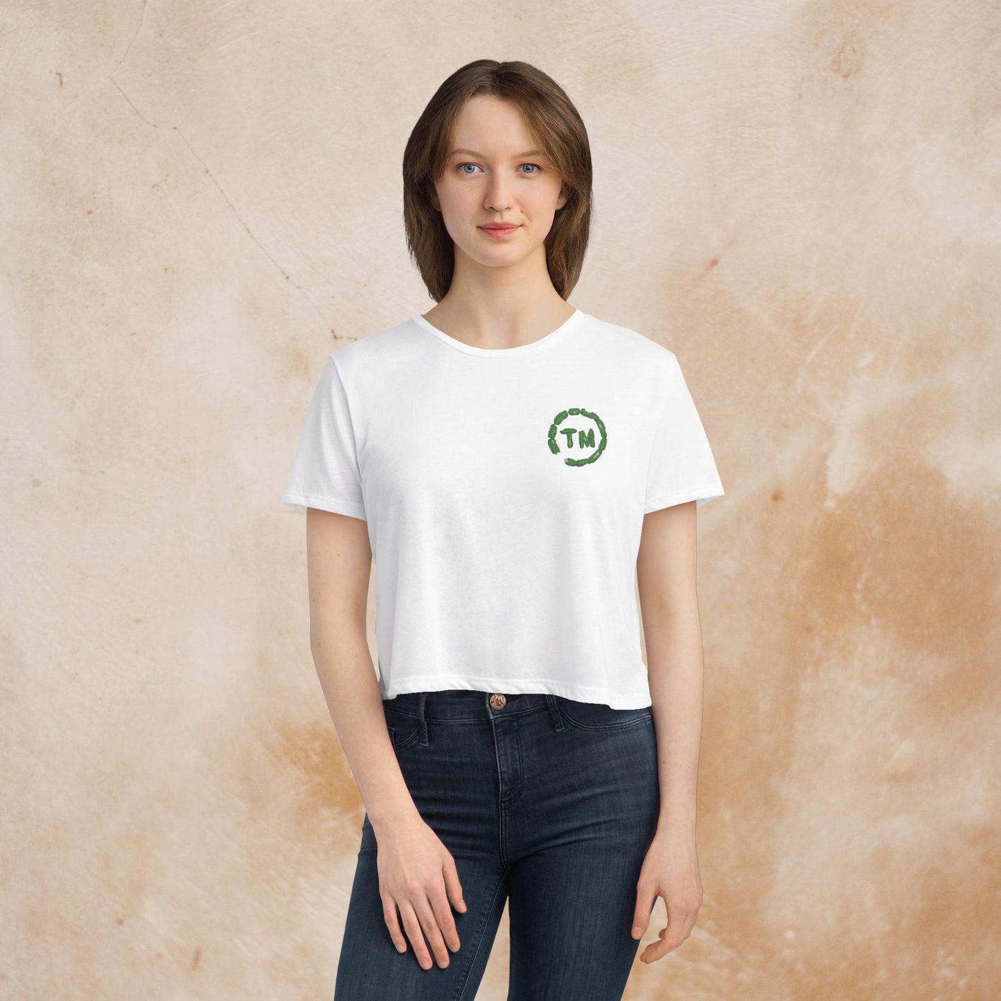 Women's Flowy Cropped Tee